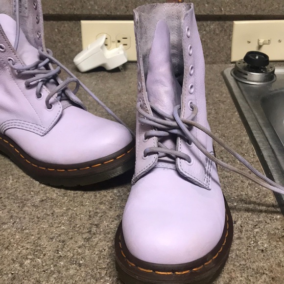 Worn once lavender doc Martin’s - Picture 3 of 3